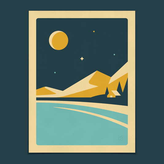 Horizons Series Screenprint | Mountains | DKNG Studios (CA)