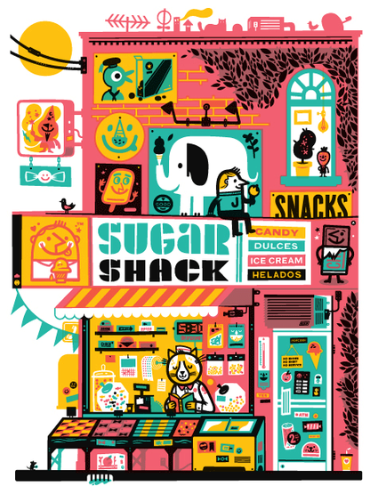 Sugar Shack | The Little Friends of Printmaking (CA)