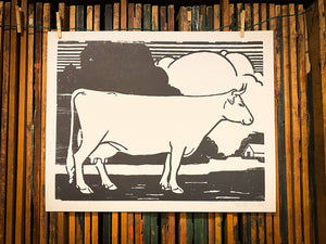 Barnyard Cow | Hatch Show Print (TN)