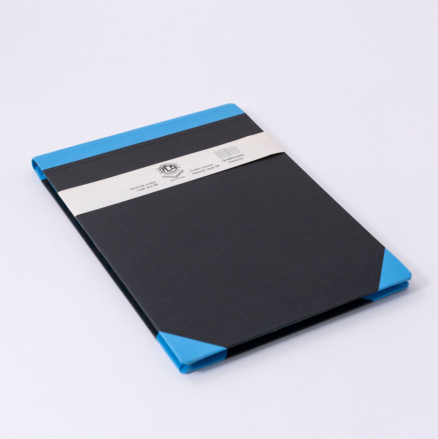 Emilio Braga Hardbound Leather Notebooks with Grid Pages