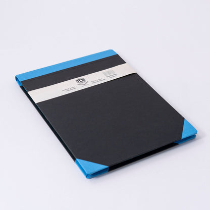 Emilio Braga Hardbound Leather Notebooks with Grid Pages