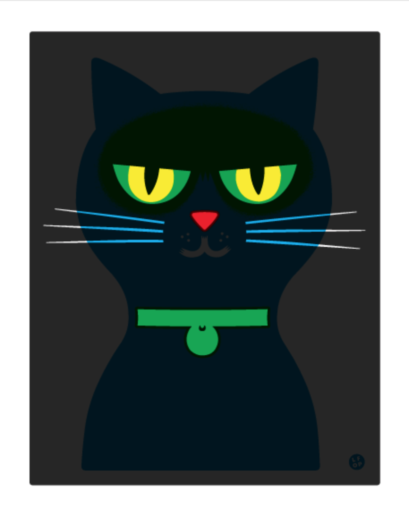 Shade Cat | The Little Friends of Printmaking (CA)