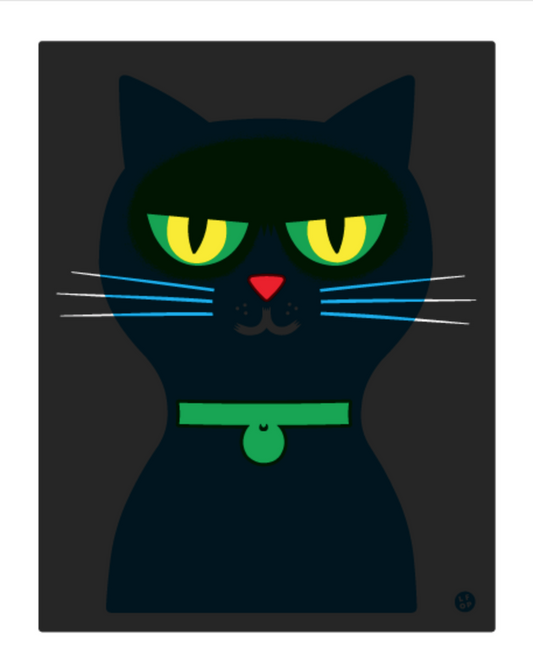 Shade Cat | The Little Friends of Printmaking (CA)
