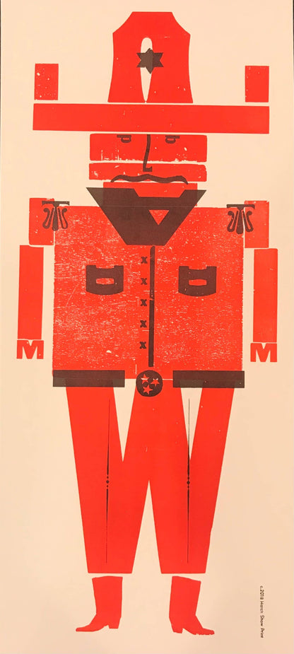 Red Cowboy | Hatch Show Print(TN)
