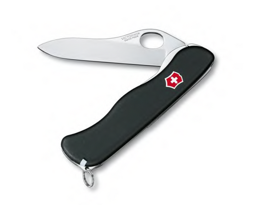 Black One Handed Sentinel Knife | Victorinox (Switzerland)