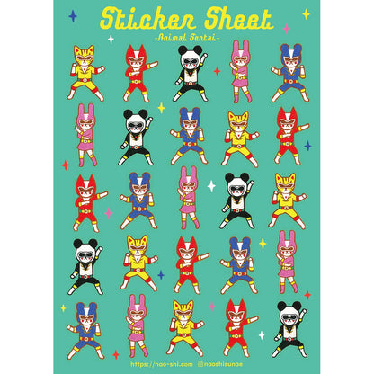 Animal Sentai Sticker Sheet | Naoshi (CA)