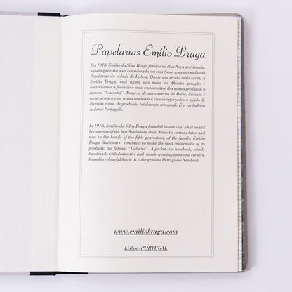 Emilio Braga Hardbound Notebook with Grid Pages