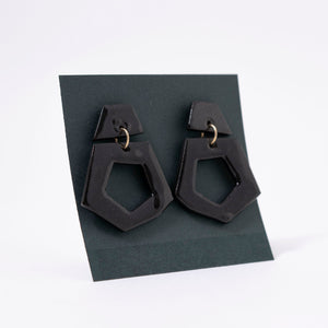 Porcelain Geometric Earrings
