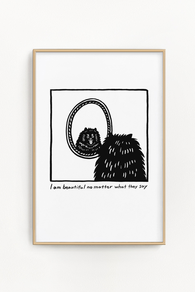 Daily Affirmation Art Print | Satoshi Kurosaki
