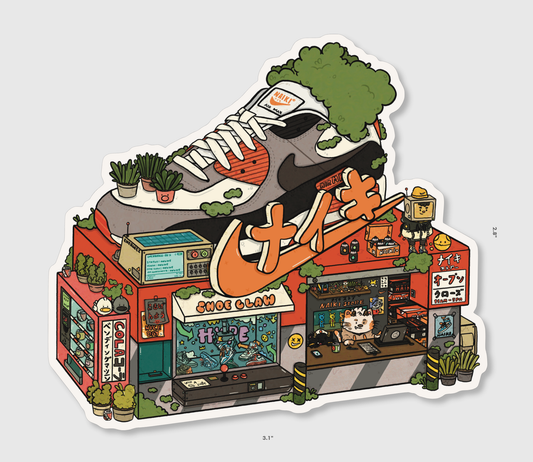 Shoe Box Shoe Store Vinyl Sticker | Sushiboiiiyy (Canada)