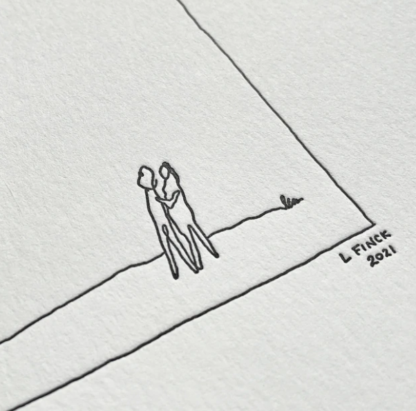 Baby Asteroid Letterpress Print | Liana Finck (NY)