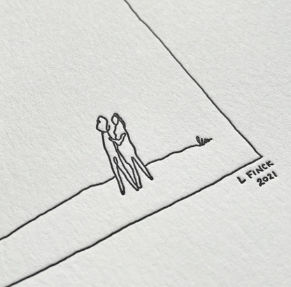Baby Asteroid Letterpress Print | Liana Finck (NY)