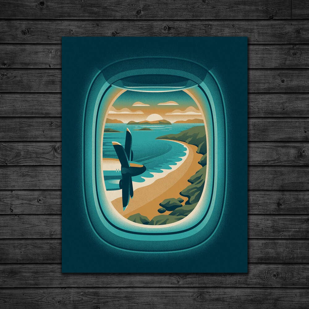 Window Seat Series Screenprint | Island | DKNG Studios (CA)