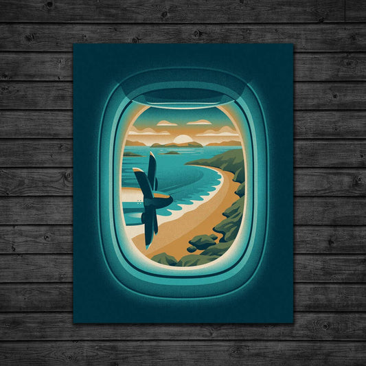 Window Seat Series Screenprint | Island | DKNG Studios (CA)