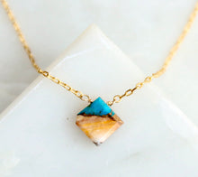 Load image into Gallery viewer, Oyster Turquoise Necklace | Mesa Blue (TX)
