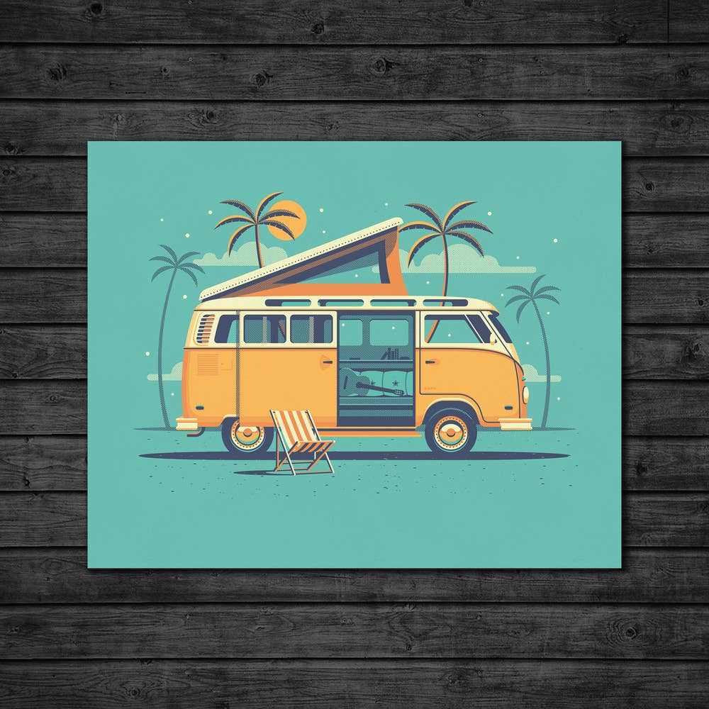 Camper Series Screenprint | Laguna | DKNG Studios (CA)