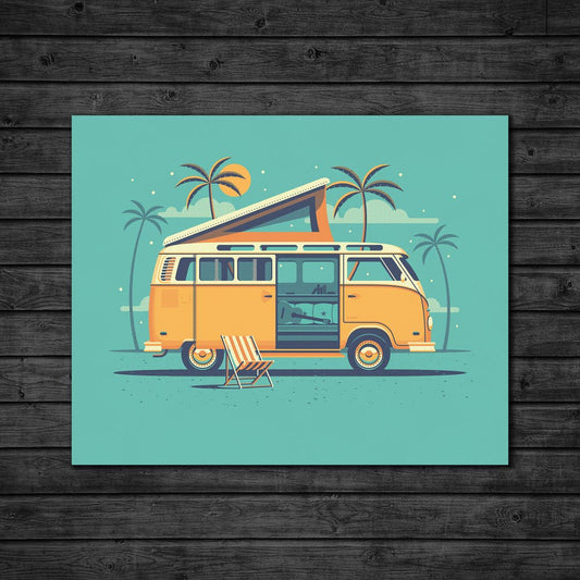 Camper Series Screenprint | Laguna | DKNG Studios (CA)