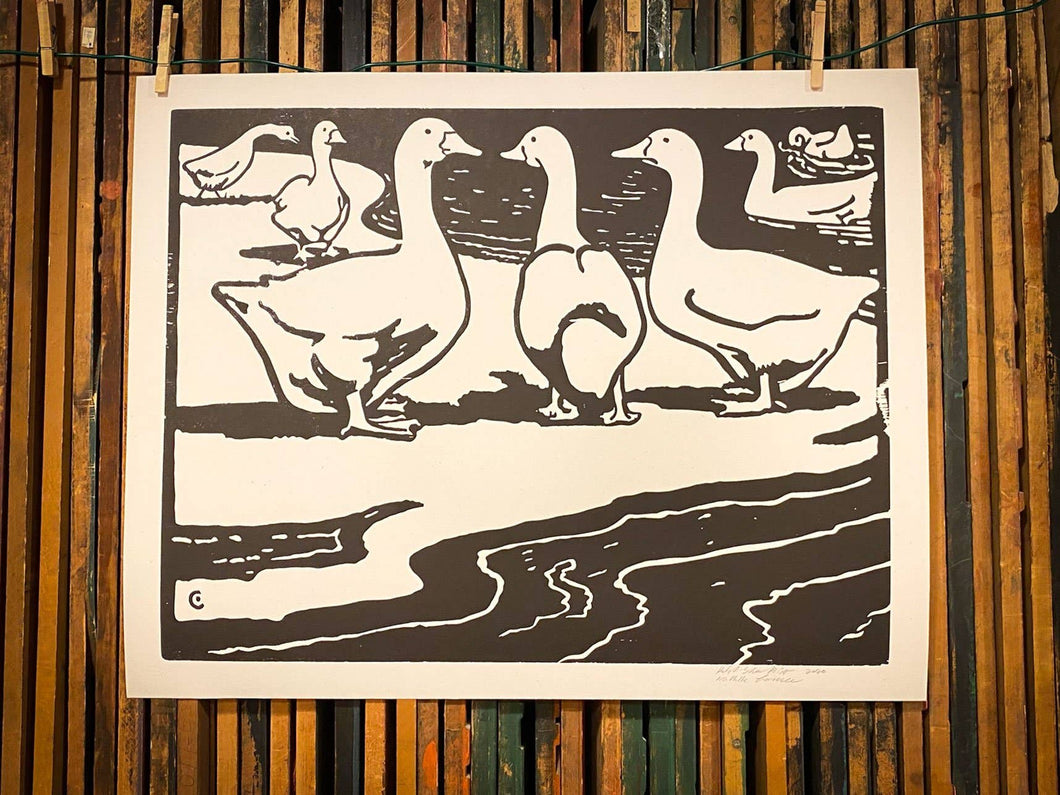 Barnyard Geese | Hatch Show Print (TN)