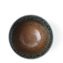 Load image into Gallery viewer, Ceramic Blue Sand Crackle Bowl
