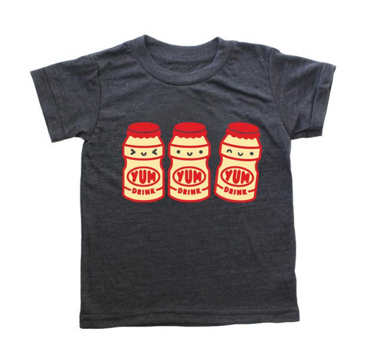 Kawaii Yogurt Drink Tee By Mochi Kids (Cal)