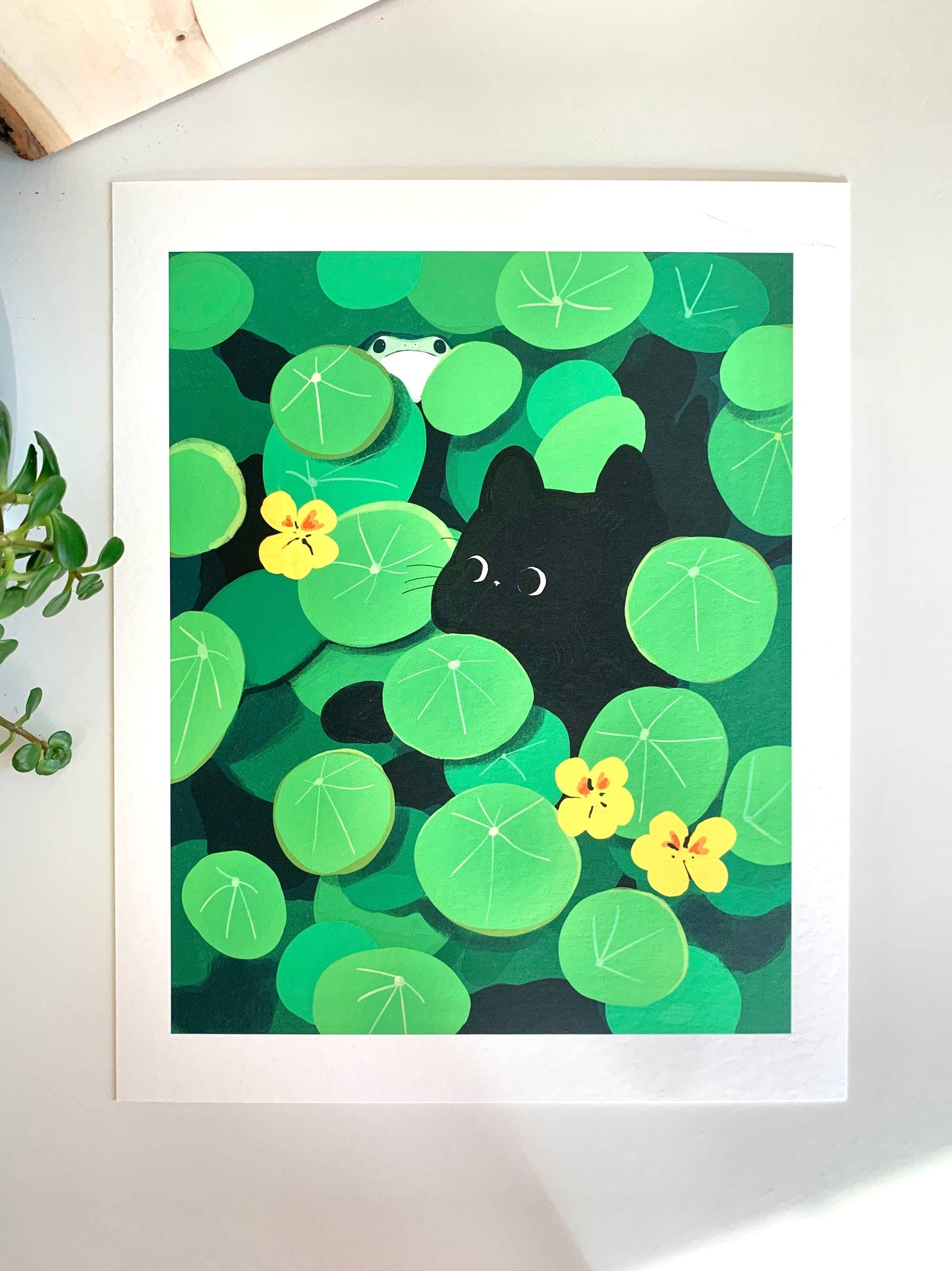 Hide and Seek Print | Chocolate (OR)