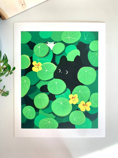 Hide and Seek Print | Chocolate (OR)