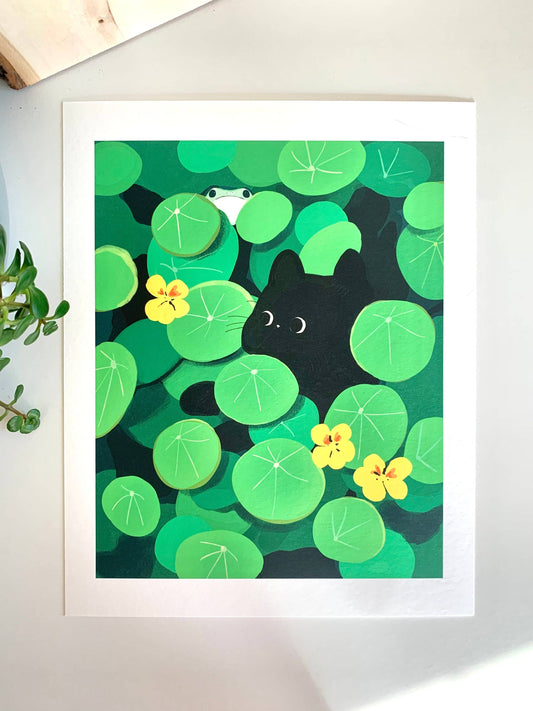 Hide and Seek Print | Chocolate (OR)