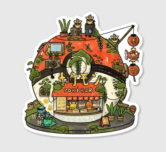 PokeBall Vinyl Sticker | Sushiboiiiyy (Canada)