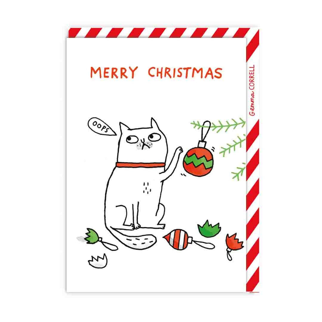 Oops Cat Merry Christmas | Gemma Correll (UK)