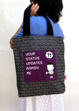 Load image into Gallery viewer, Status Update Tote | Angry Little Girls
