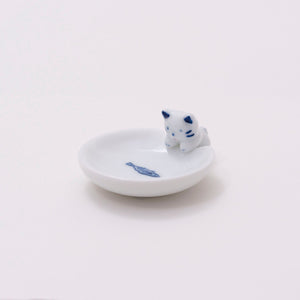 Ceramic Cat & Fish Soy Dish