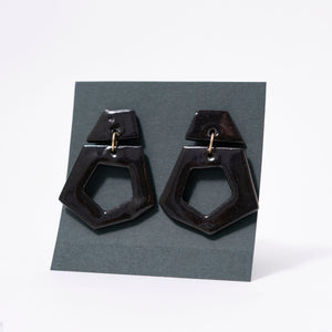 Porcelain Geometric Earrings