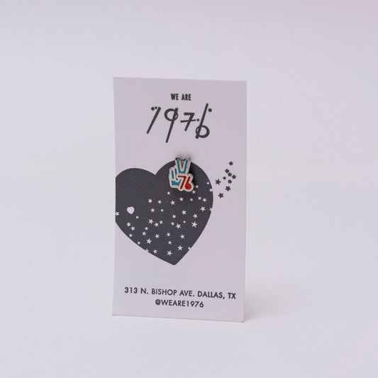 We Are 1976 Logo Enamel Pin