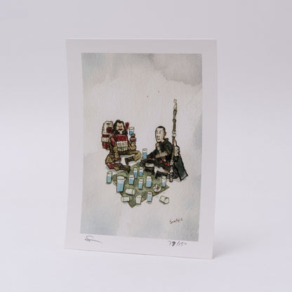 Friends Forever and a Blanket by Scott Campbell (Cal) | 5x7