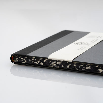 Emilio Braga Hardbound Leather Notebooks with Grid Pages