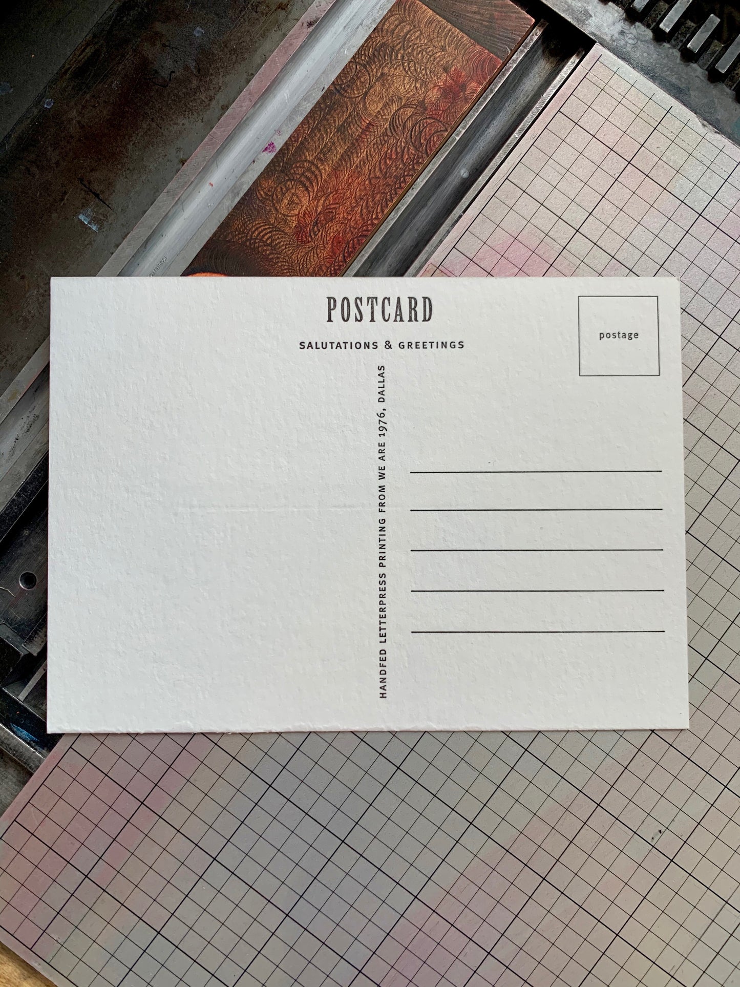 Do Better Black Lives Matter Letterpress Postcard