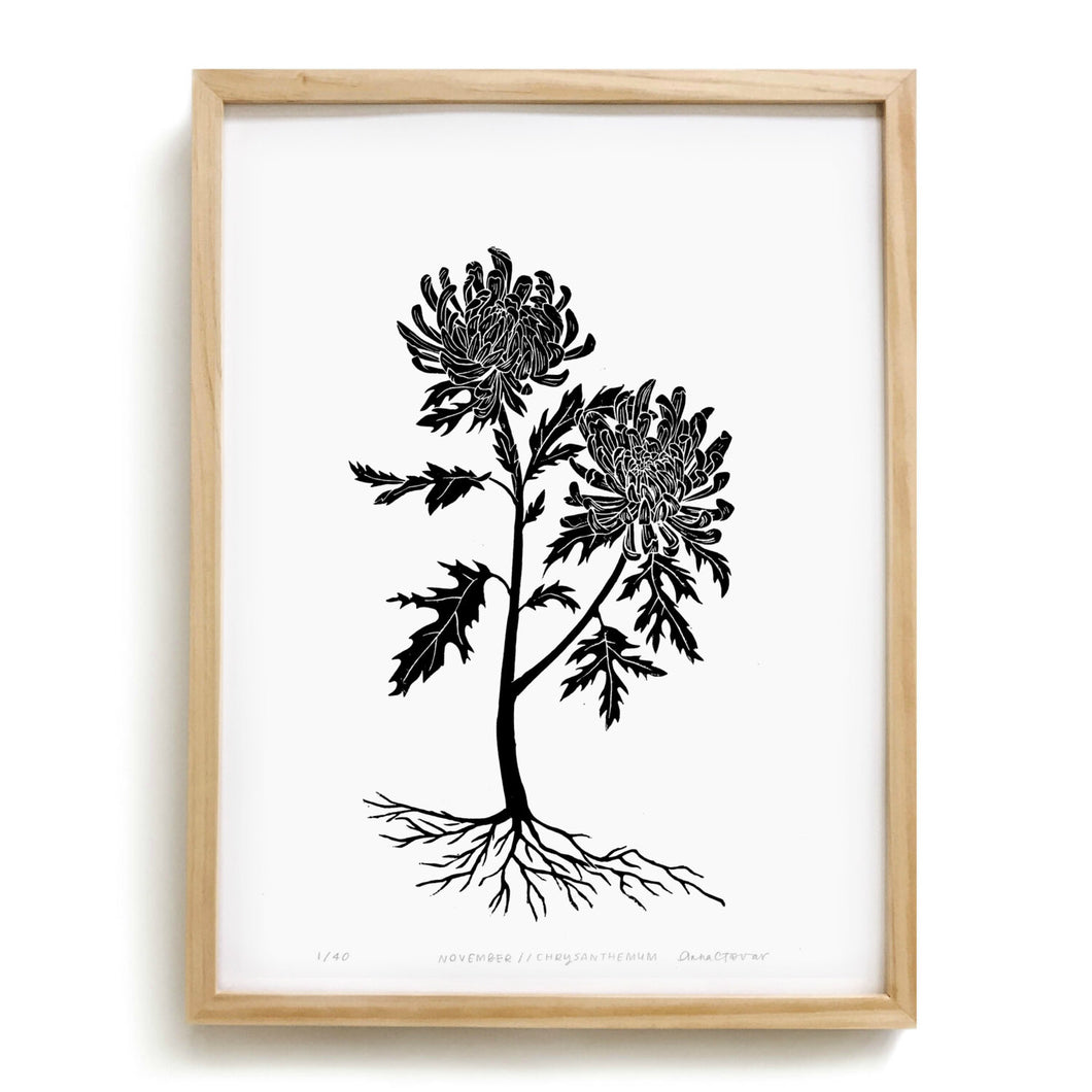 Chrysanthemum by Anna Tovar (TX) | 18x24