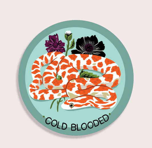 Cold Blooded Vinyl Sticker | Olivia Mew