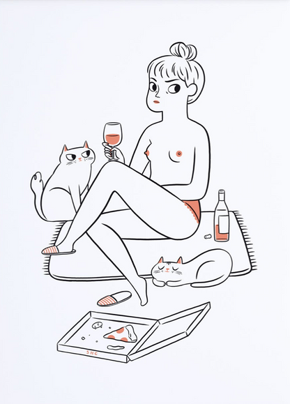 Night In Art Print | Julia Bereciartu