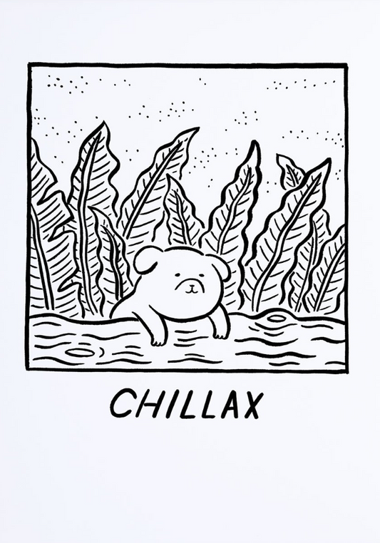 Chillax Art Print | Satoshi Kurosaki