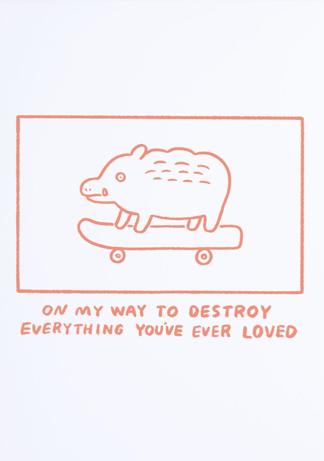 On My Way Art Print | Satoshi Kurosaki
