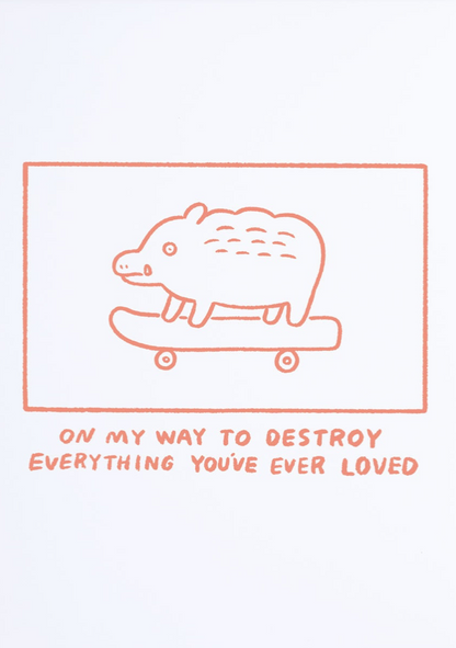 On My Way Art Print | Satoshi Kurosaki