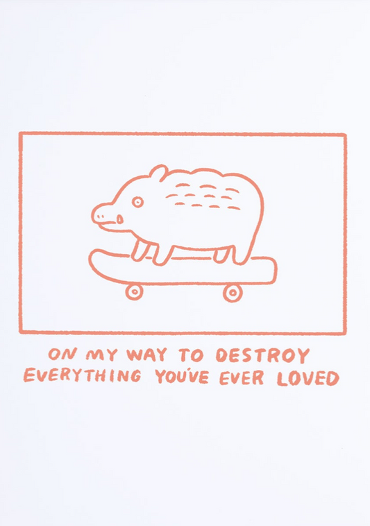 On My Way Art Print | Satoshi Kurosaki