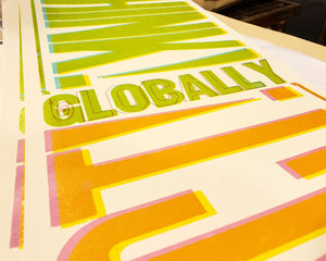 Think Globally | Hatch Show Print (TN)