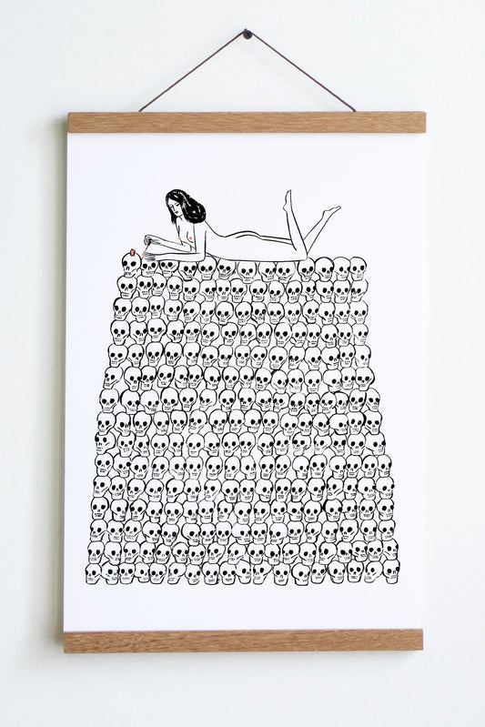Nails Did Art Print | Kaye Blegvad
