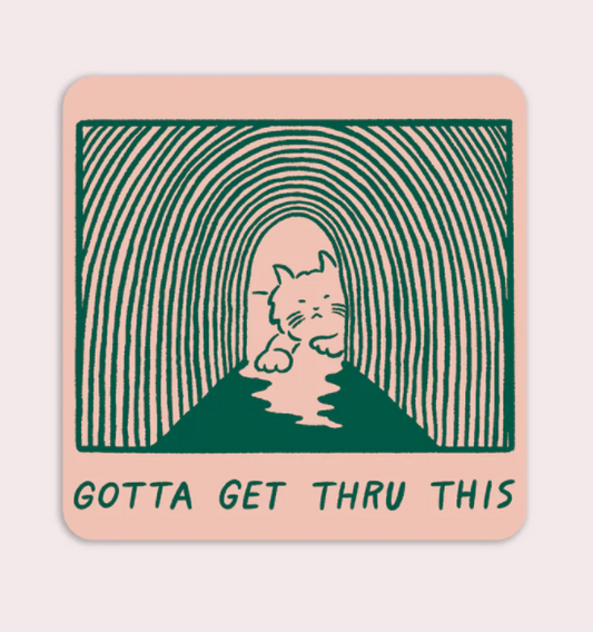 Gotta Get Through This Vinyl Sticker | Satoshi Kurosaki