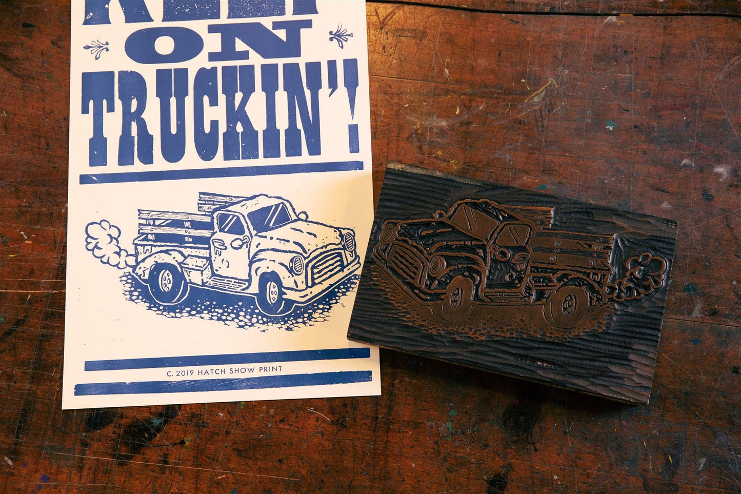 Keep Truckin' | Hatch Show Print (TN)