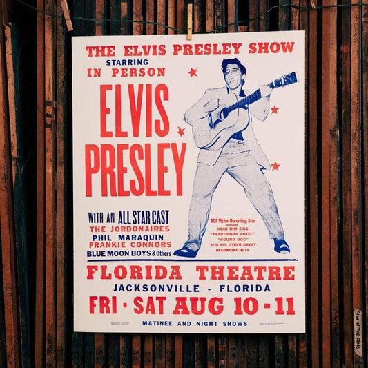 Elvis Presley Letterpress Print | Hatch Show Print (TN)