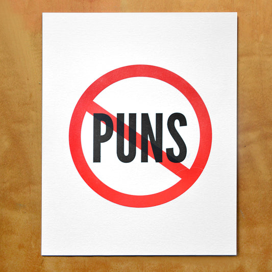 No Puns | Mcbitterson's (IL)
