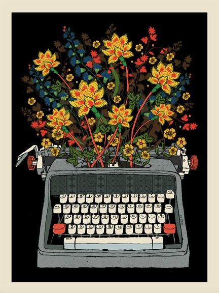 Floral Typewriter | Methane Studios (GA)